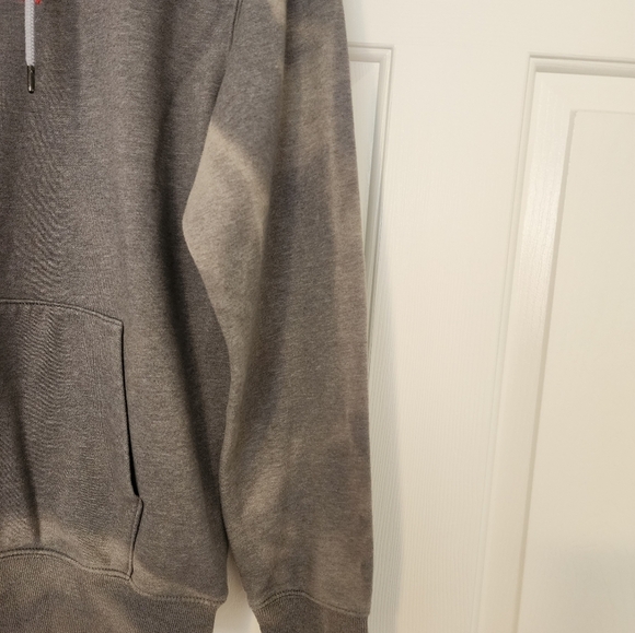 North Face Red Pullover Hoodie Size L - Picture 8 of 9